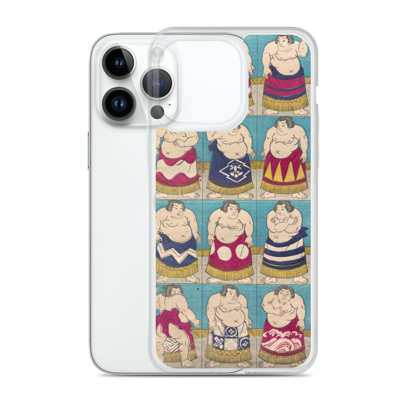 大正レトロ 相撲 iPhoneケース