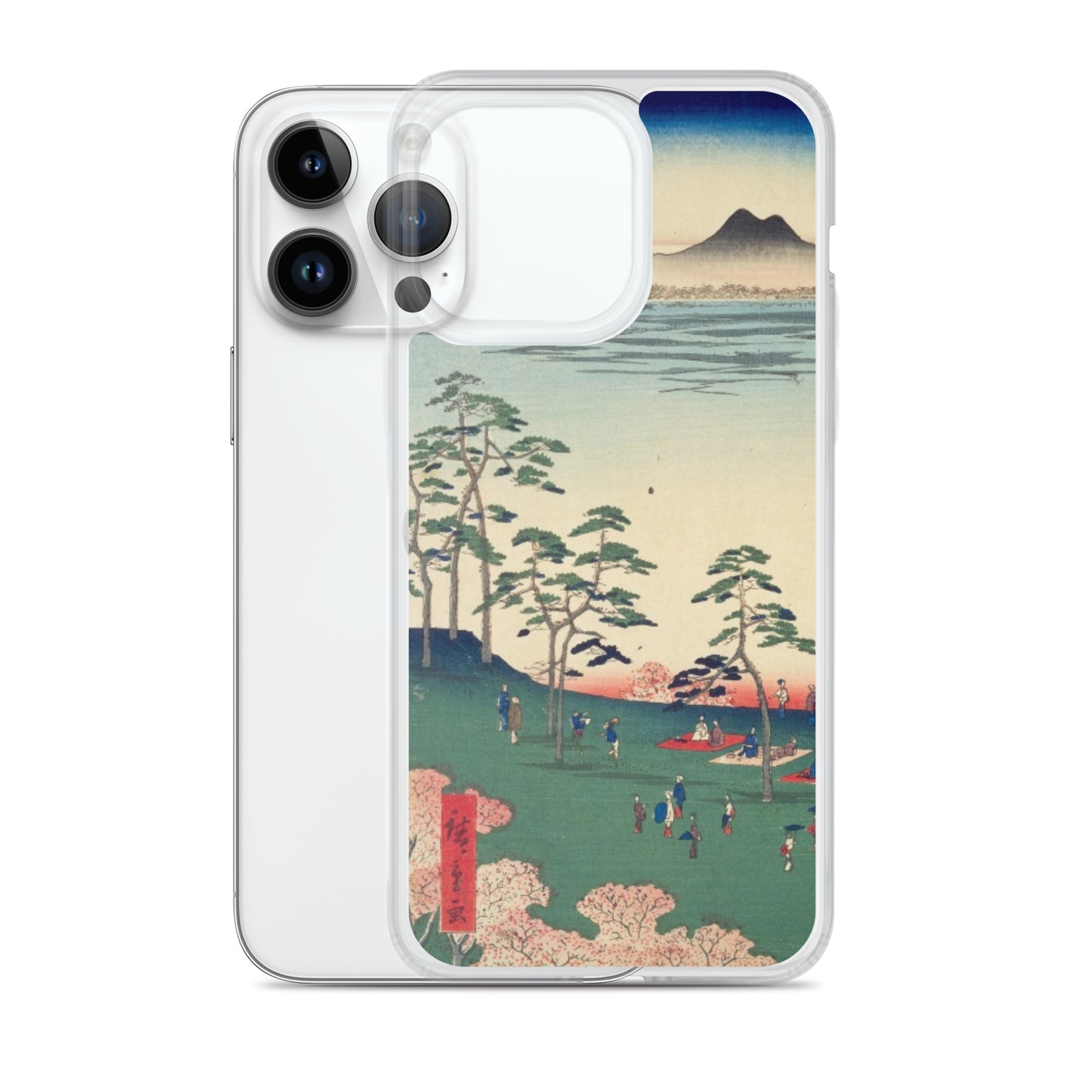 大正レトロ お花見 iPhoneケース