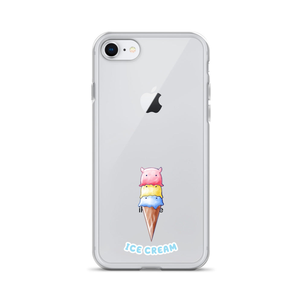 めんだこアイスクリーム スマホケース