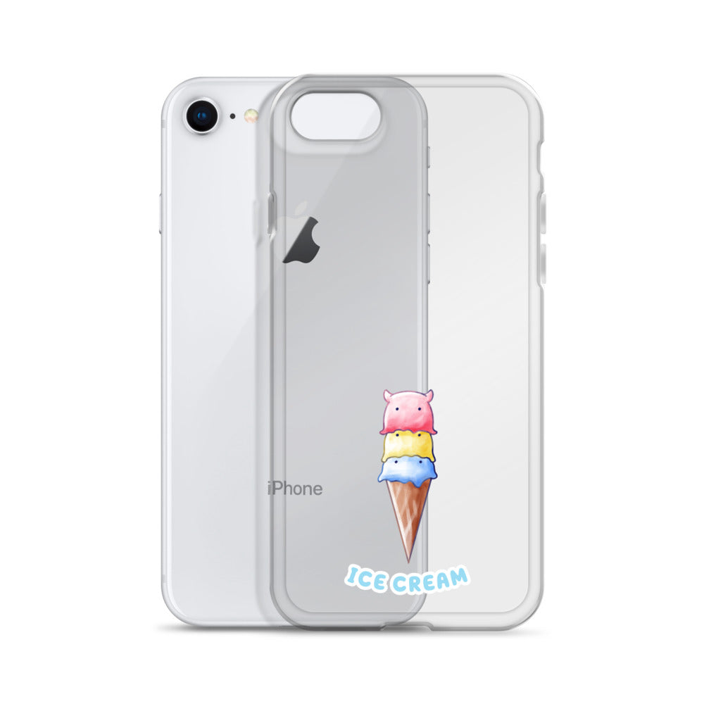 めんだこアイスクリーム スマホケース