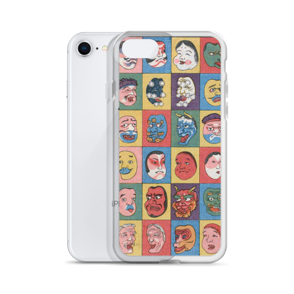 大正レトロ お面 iPhoneケース