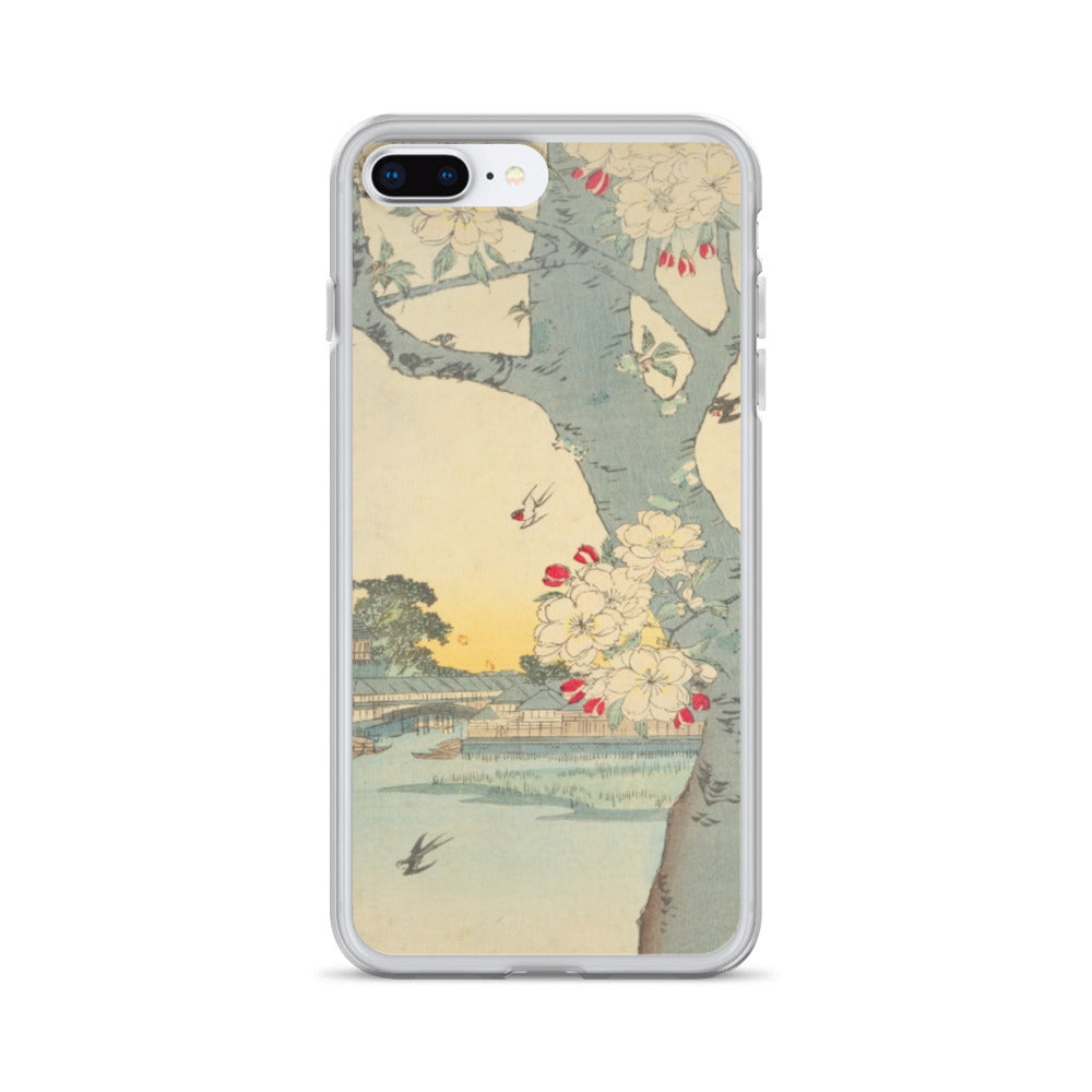 大正レトロ 桜 iPhoneケース
