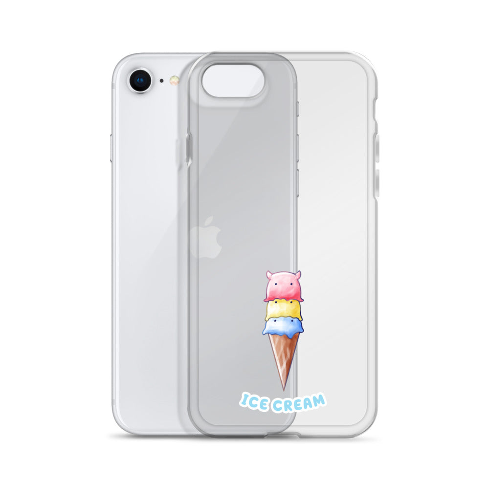 めんだこアイスクリーム スマホケース