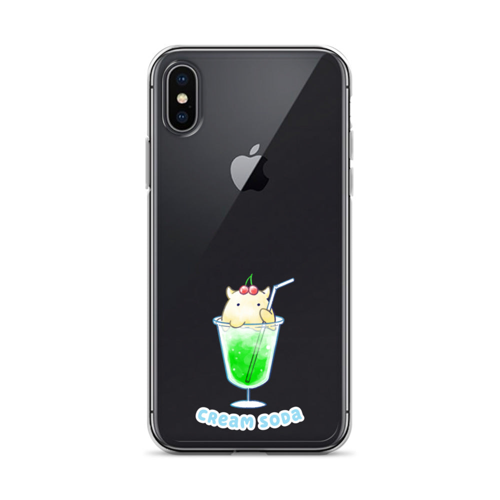 めんだこクリームソーダ スマホケース