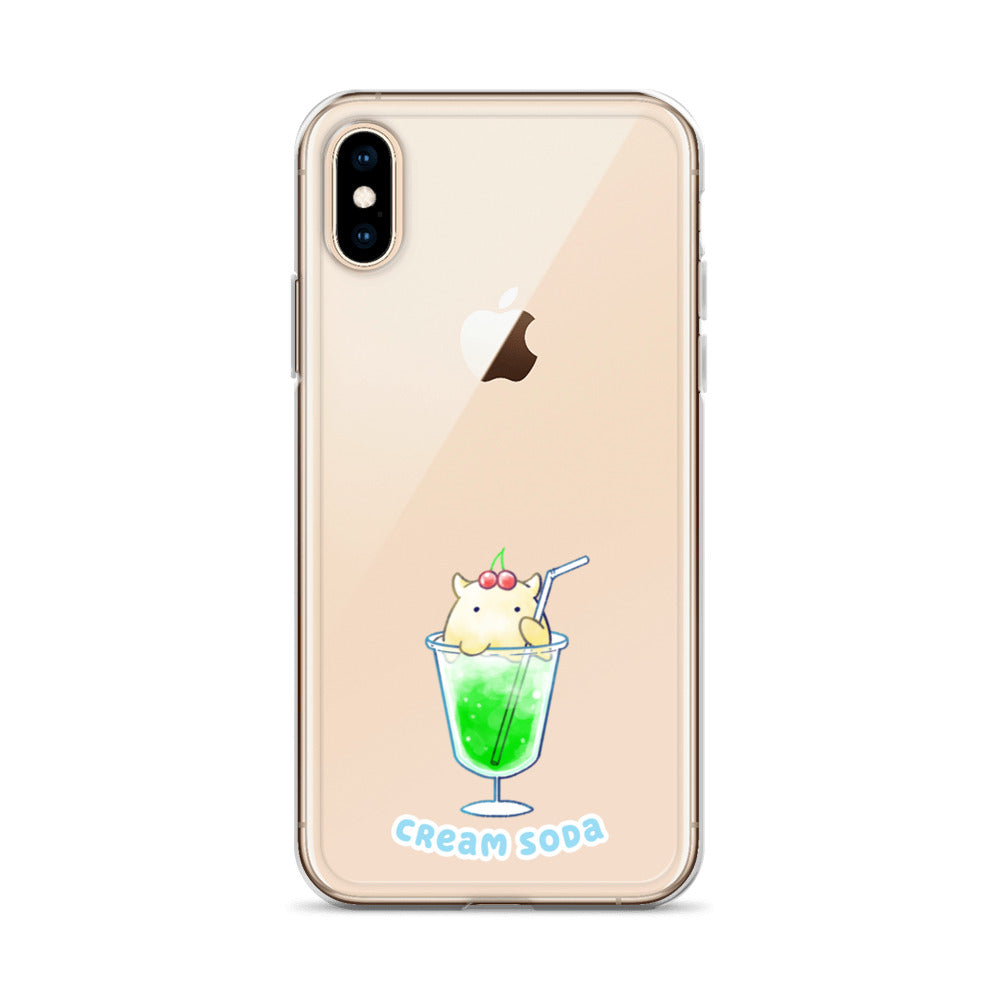 めんだこクリームソーダ スマホケース