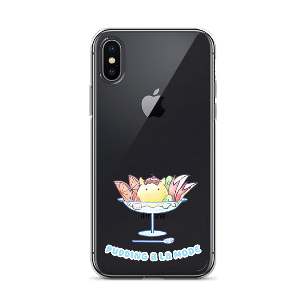 めんだこプリンアラモード スマホケース