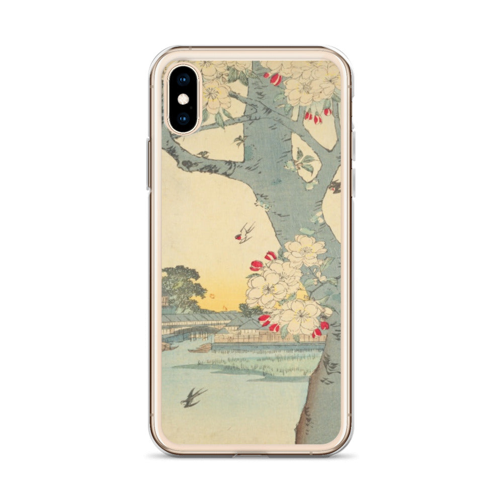 大正レトロ 桜 iPhoneケース