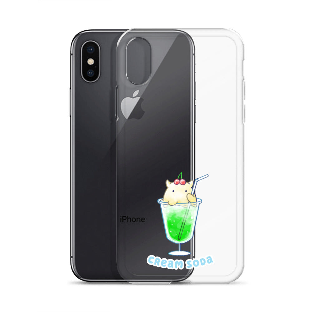めんだこクリームソーダ スマホケース