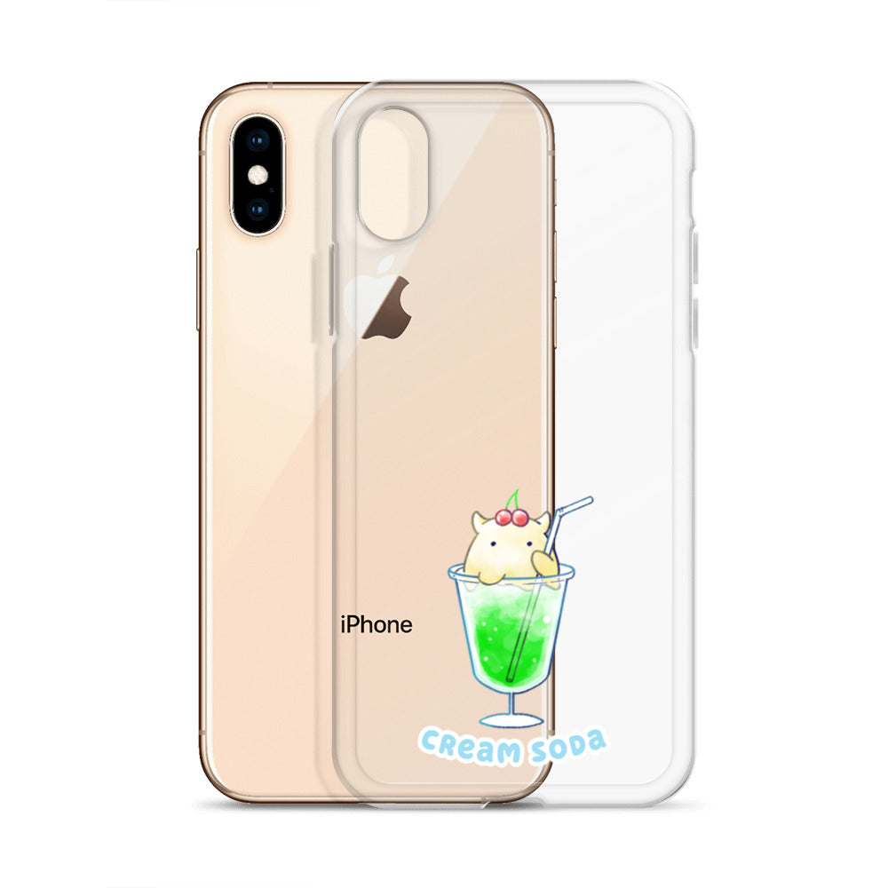 めんだこクリームソーダ スマホケース