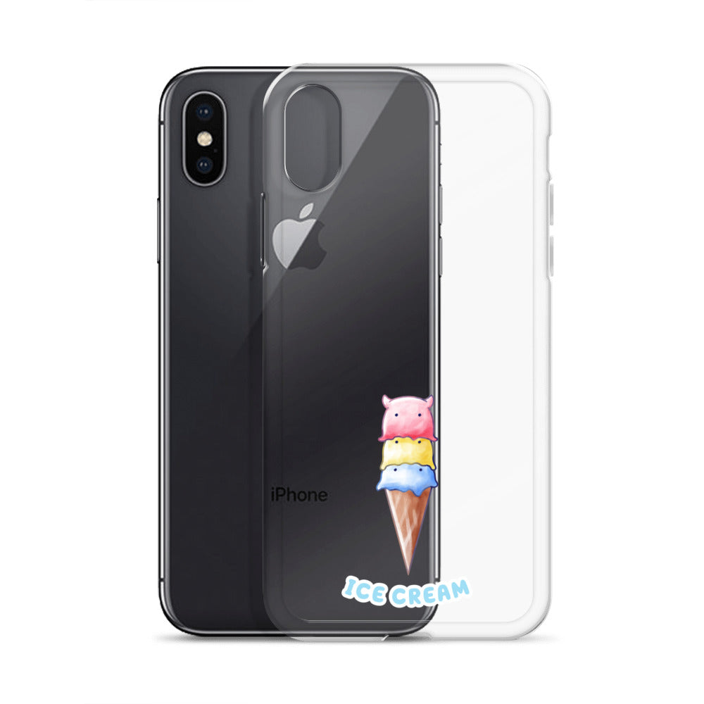 めんだこアイスクリーム スマホケース