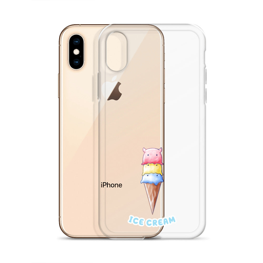 めんだこアイスクリーム スマホケース