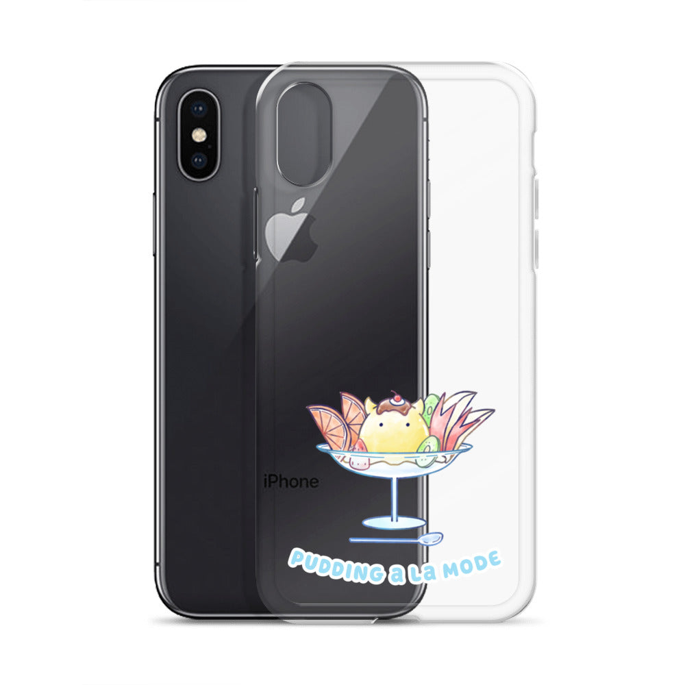 めんだこプリンアラモード スマホケース