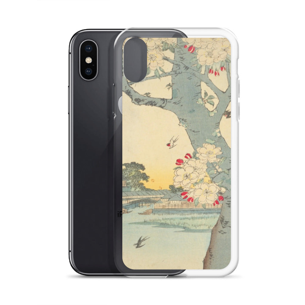 大正レトロ 桜 iPhoneケース