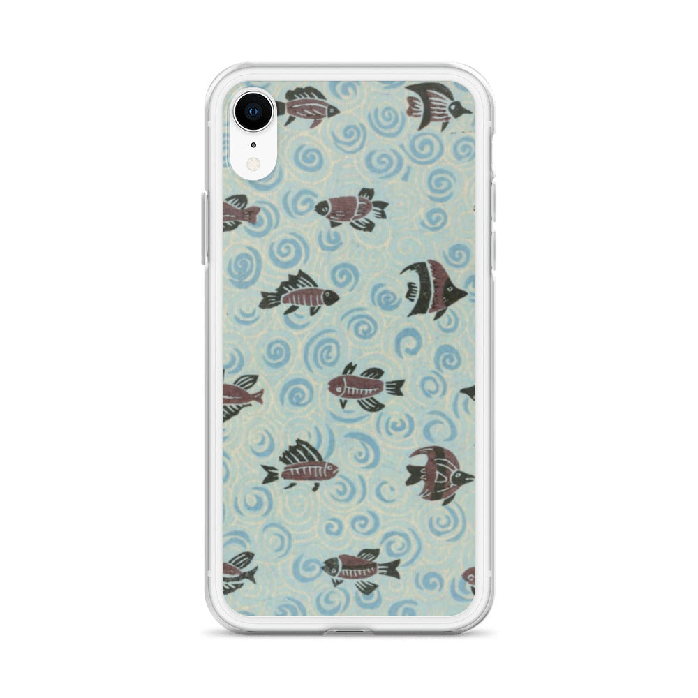大正レトロ サカナ iPhoneケース