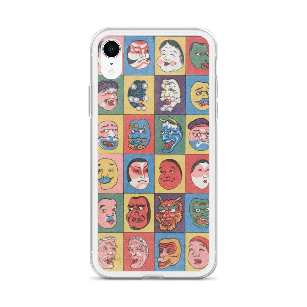 大正レトロ お面 iPhoneケース