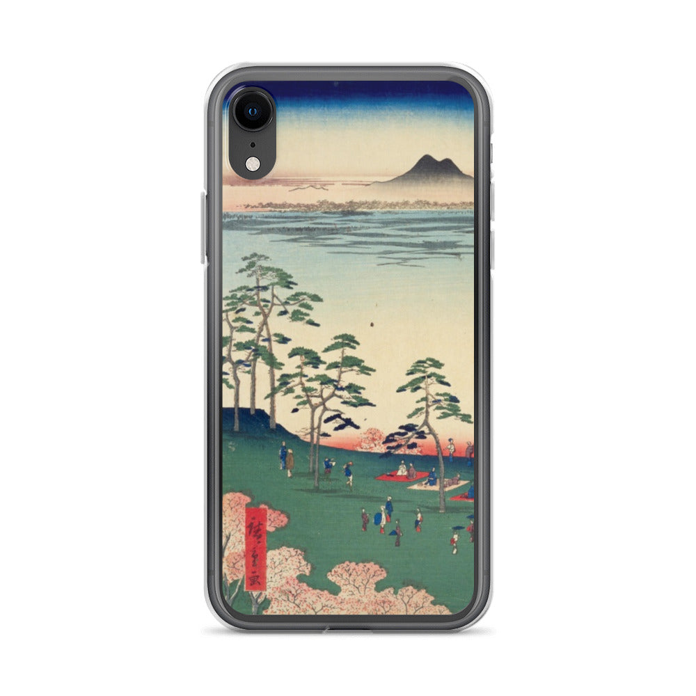 大正レトロ お花見 iPhoneケース