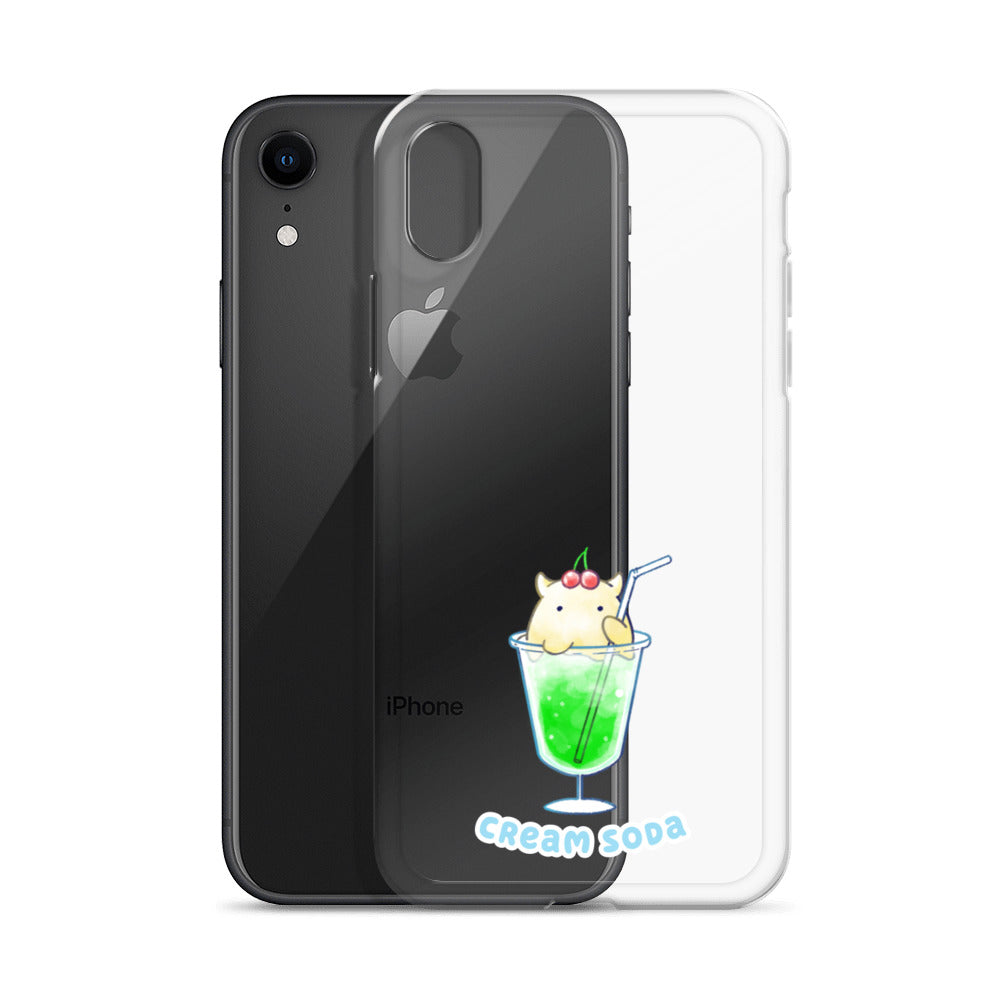 めんだこクリームソーダ スマホケース