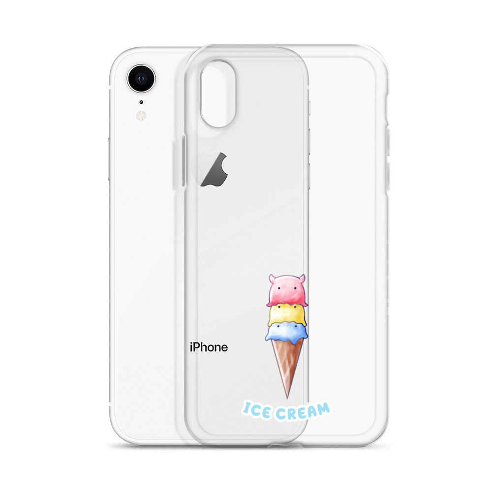 めんだこアイスクリーム スマホケース
