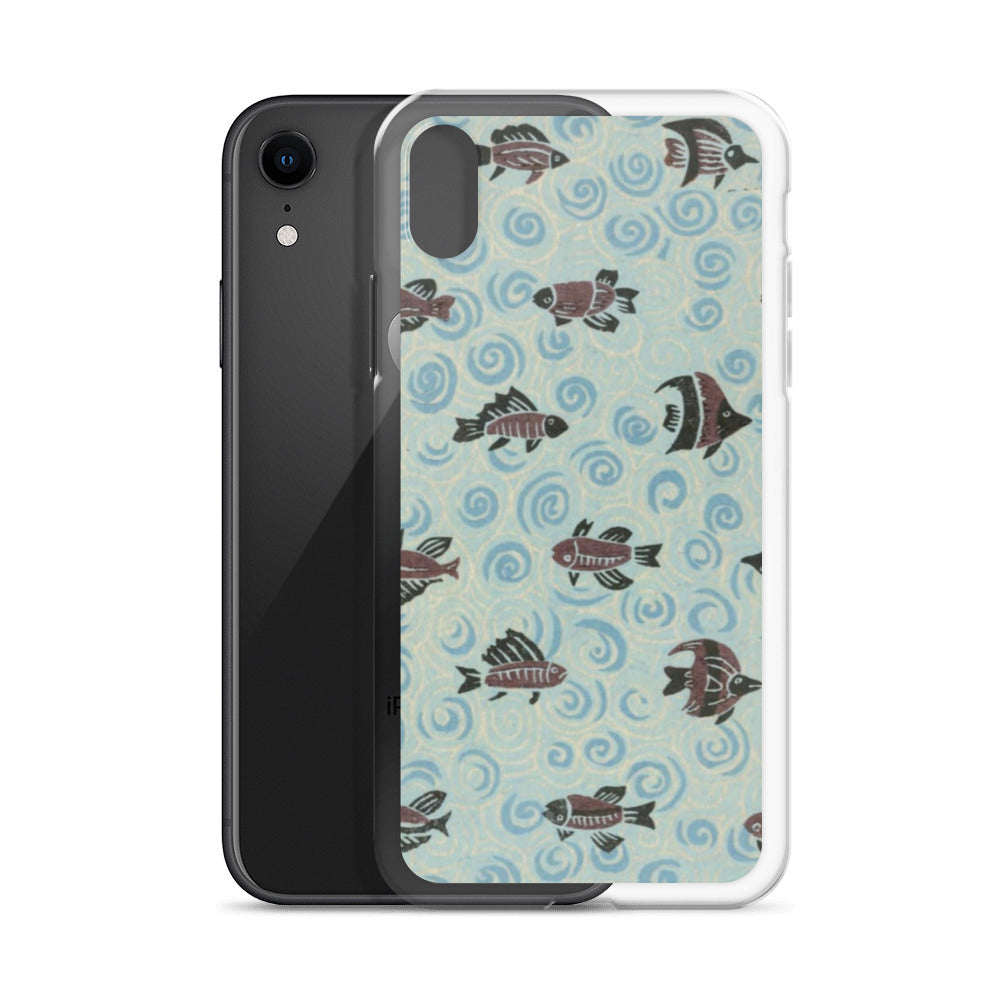 大正レトロ サカナ iPhoneケース