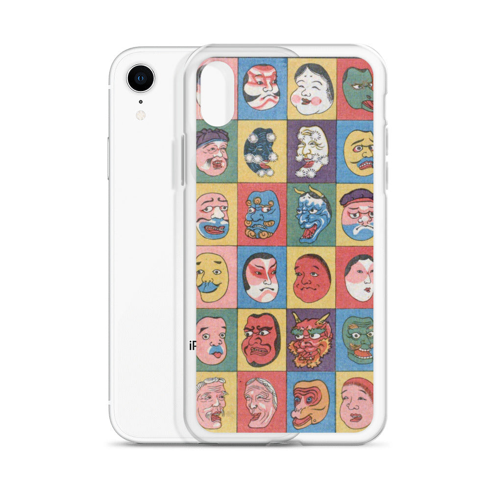大正レトロ お面 iPhoneケース