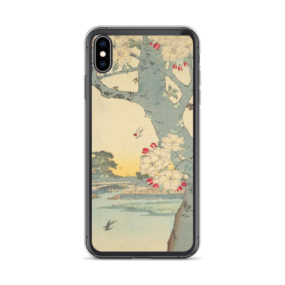 大正レトロ 桜 iPhoneケース