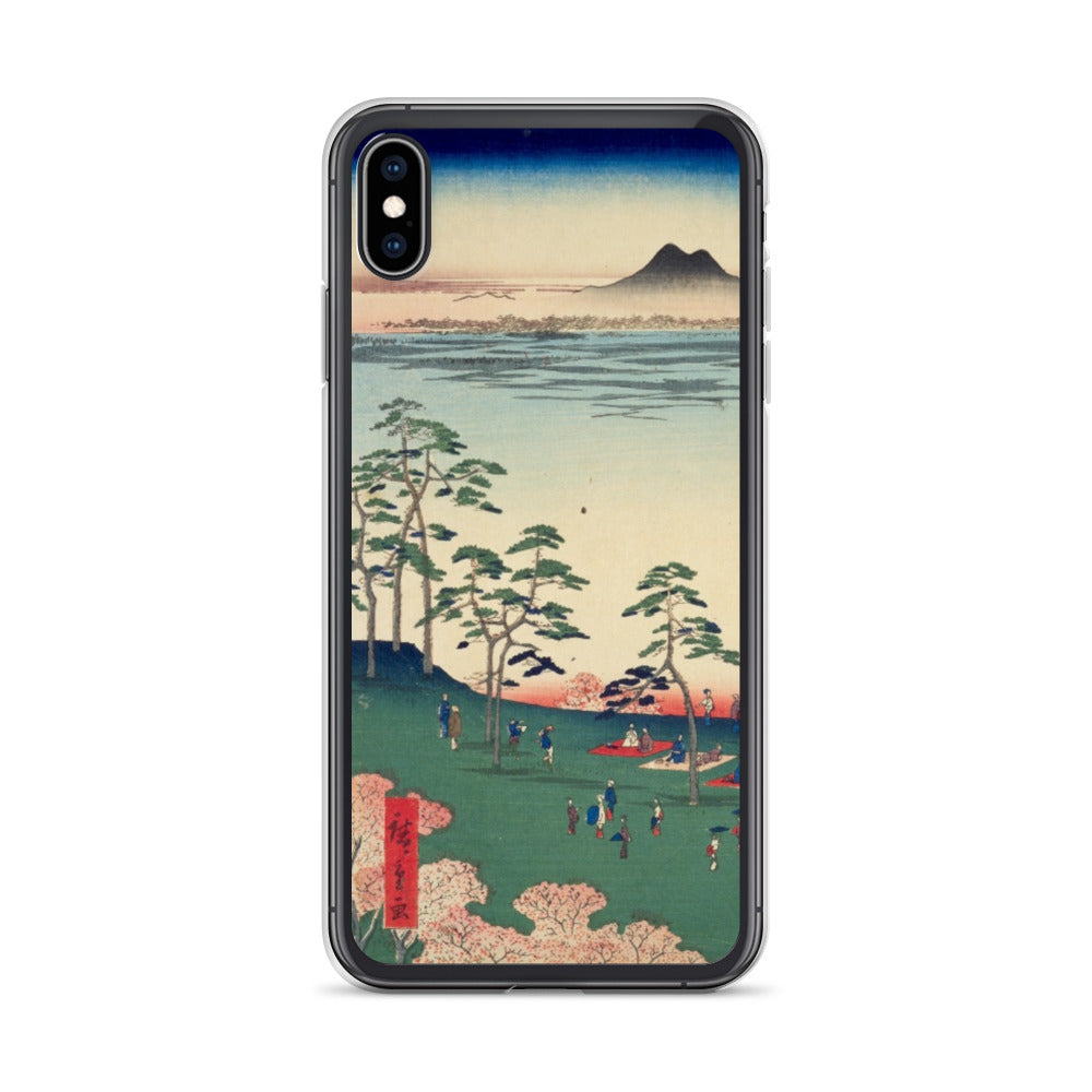 大正レトロ お花見 iPhoneケース