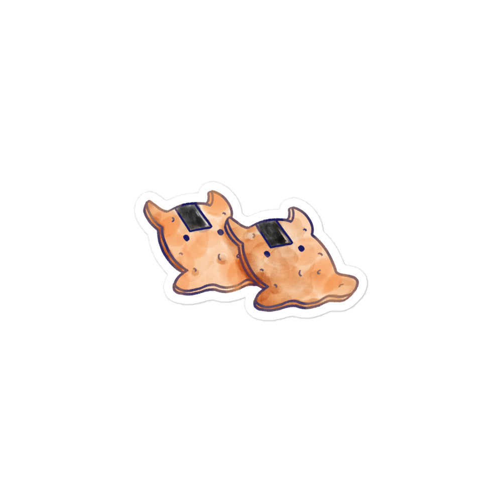めんだこおせんべい ステッカー