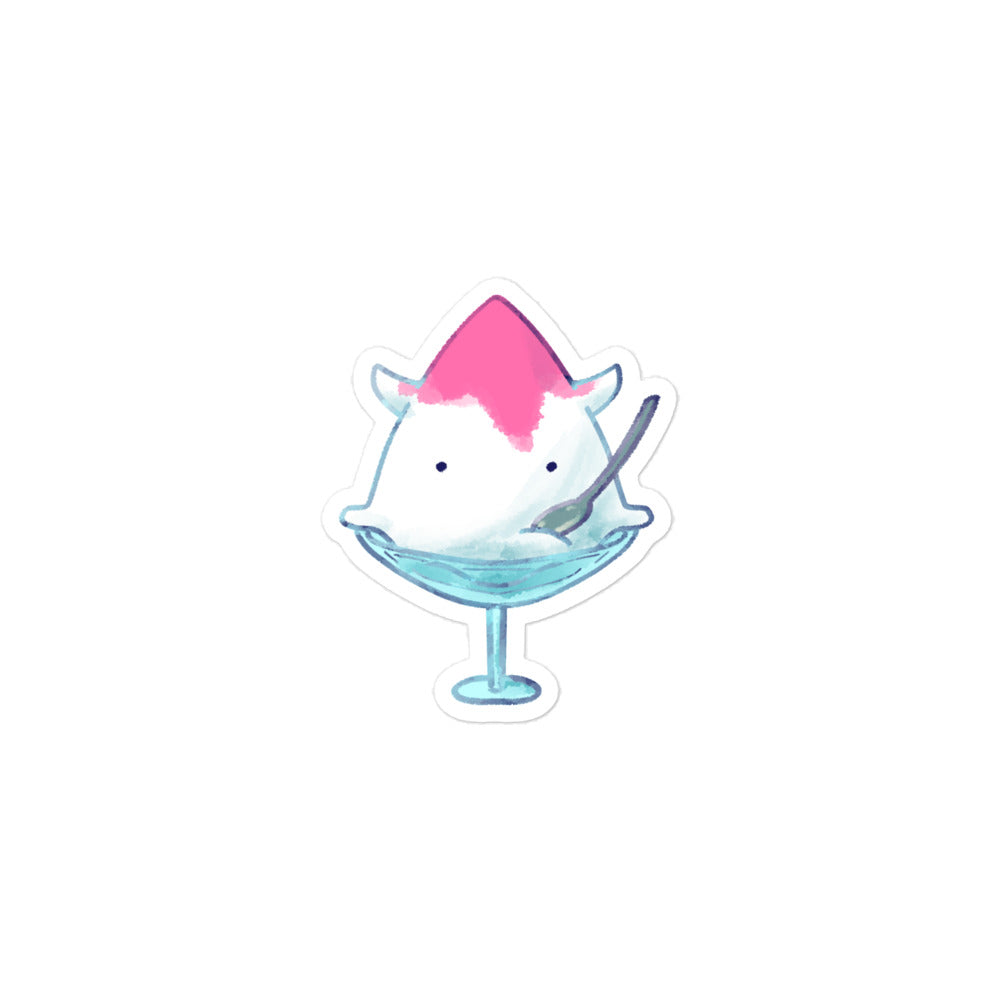 めんだこかき氷 ステッカー