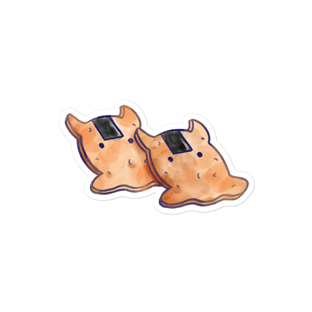 めんだこおせんべい ステッカー