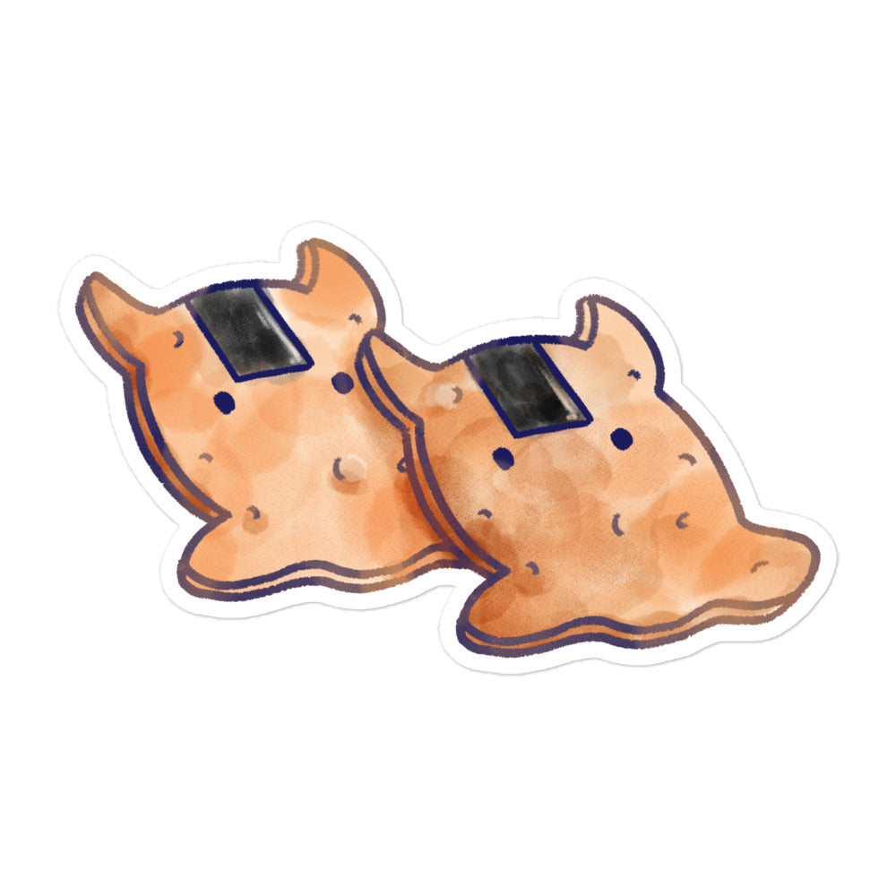 めんだこおせんべい ステッカー
