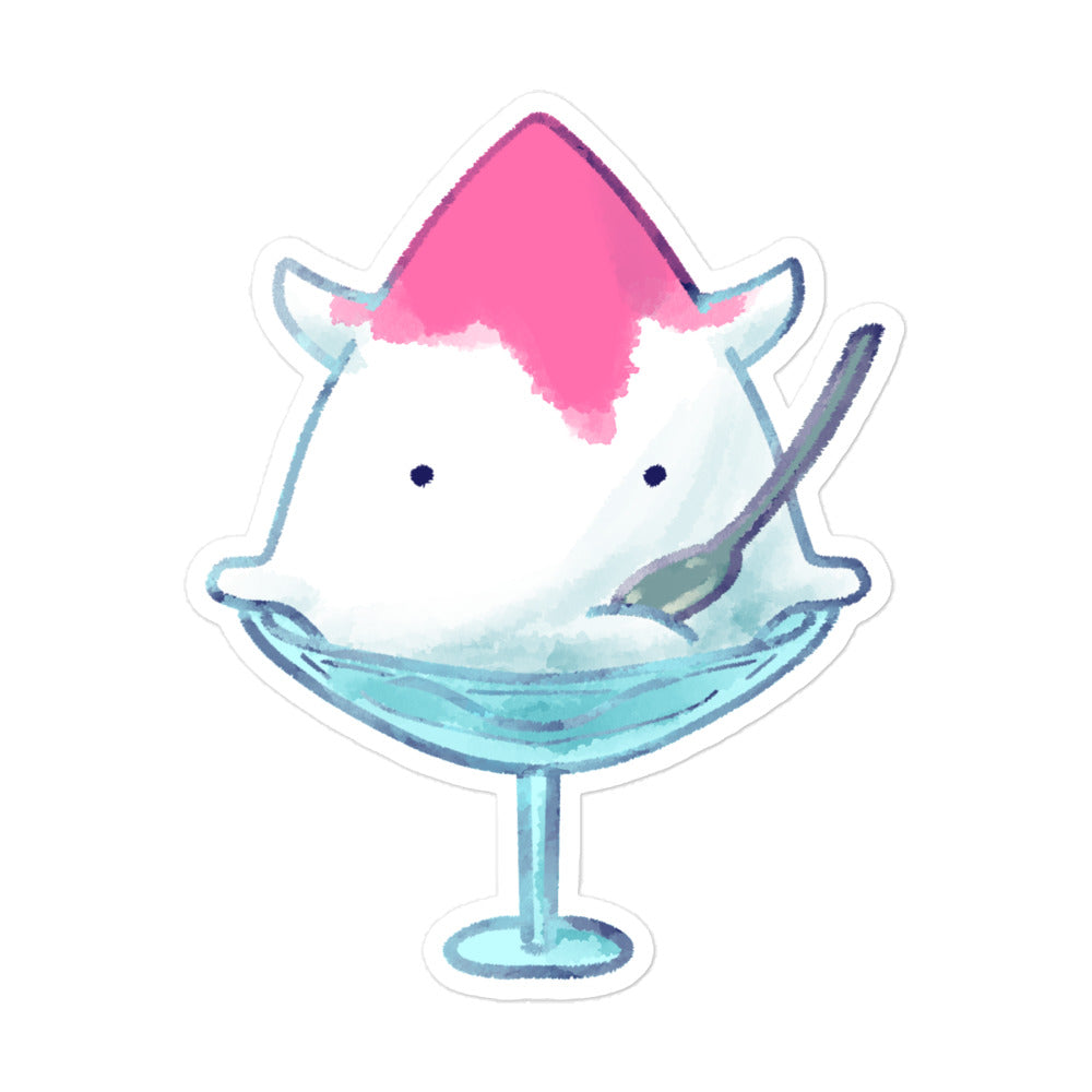 めんだこかき氷 ステッカー