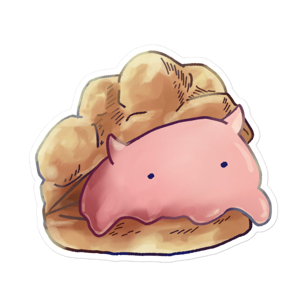 めんだこシュークリーム ステッカー