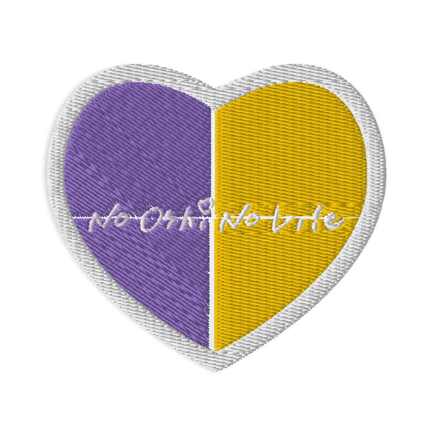 【色変更可】No Oshi No Life 刺繍ワッペン