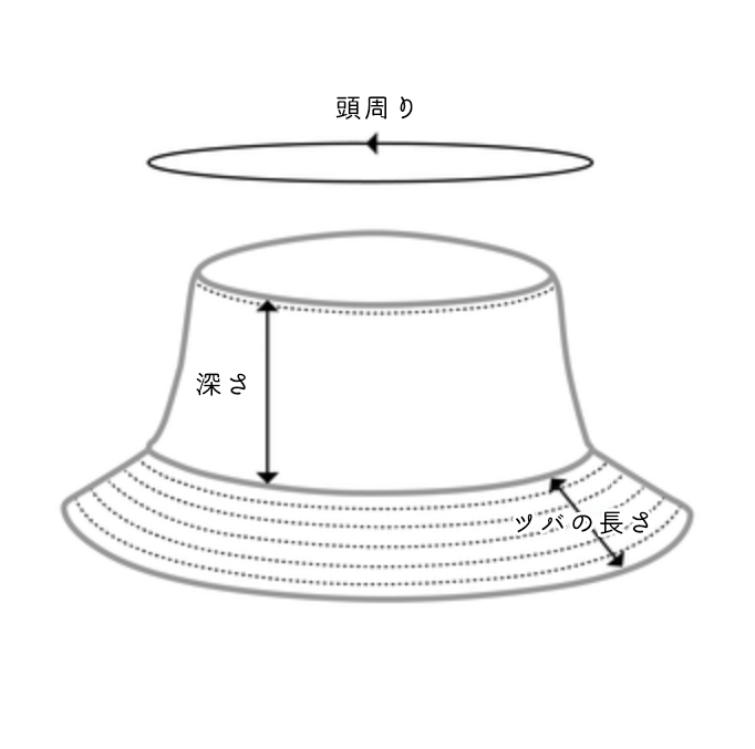 Glass Pong2 dot バケットハット