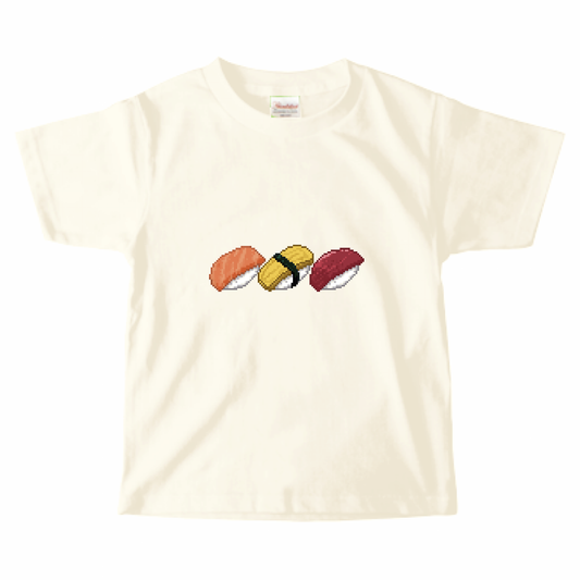 【キッズ】低解像度SUSHI Tシャツ