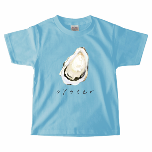 【キッズ】牡蠣 半袖Tシャツ