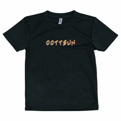 【キッズ】こっつんドライTシャツ（ブラック）