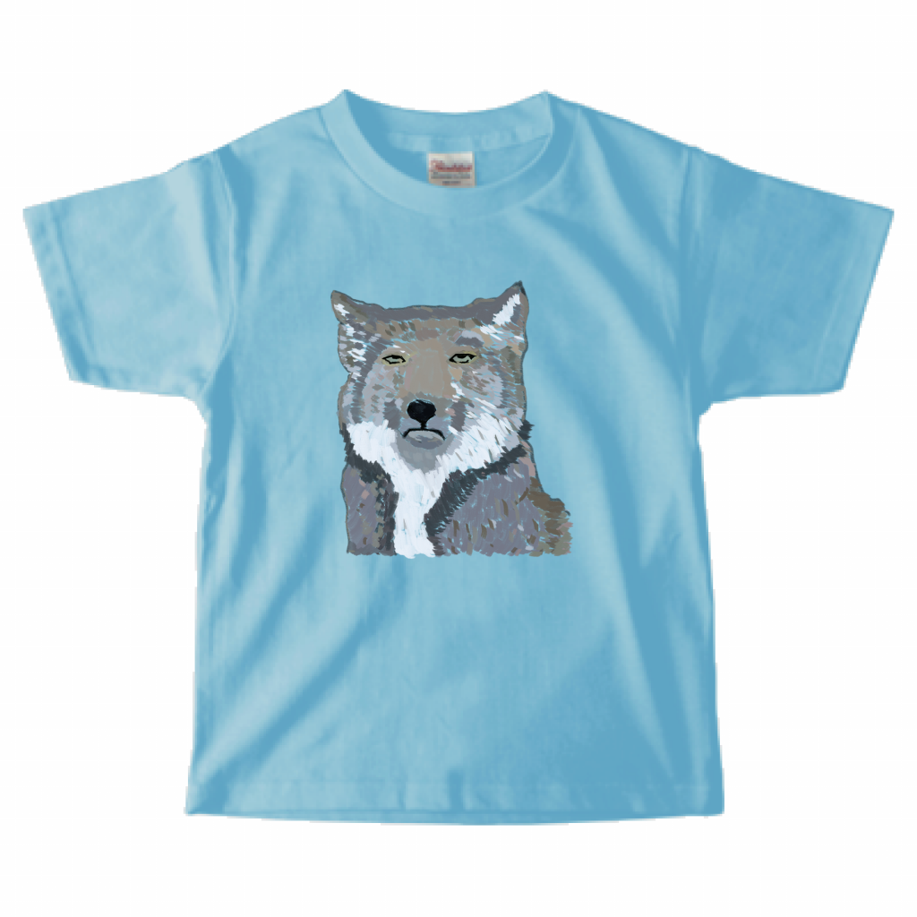 【キッズ】 チベットスナギツネ 半袖Tシャツ（名前なし）