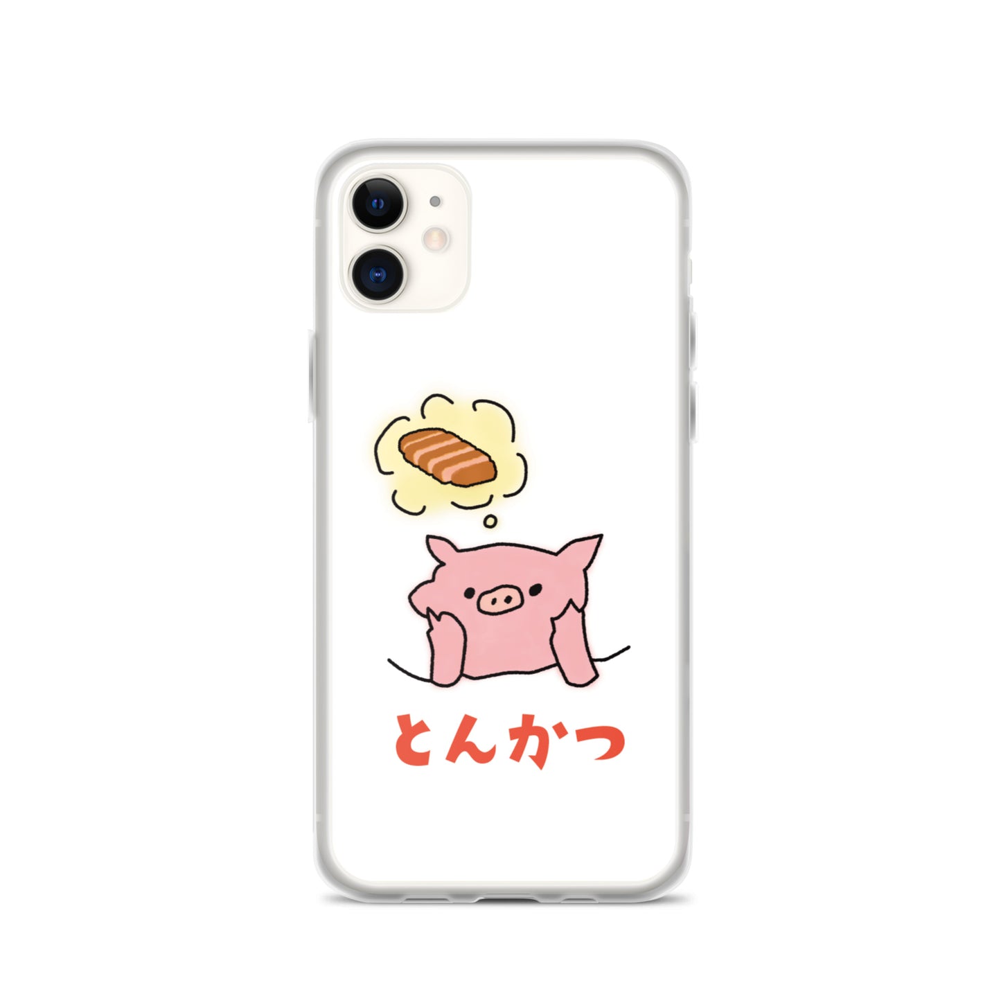 とんかつブタ iPhoneケース