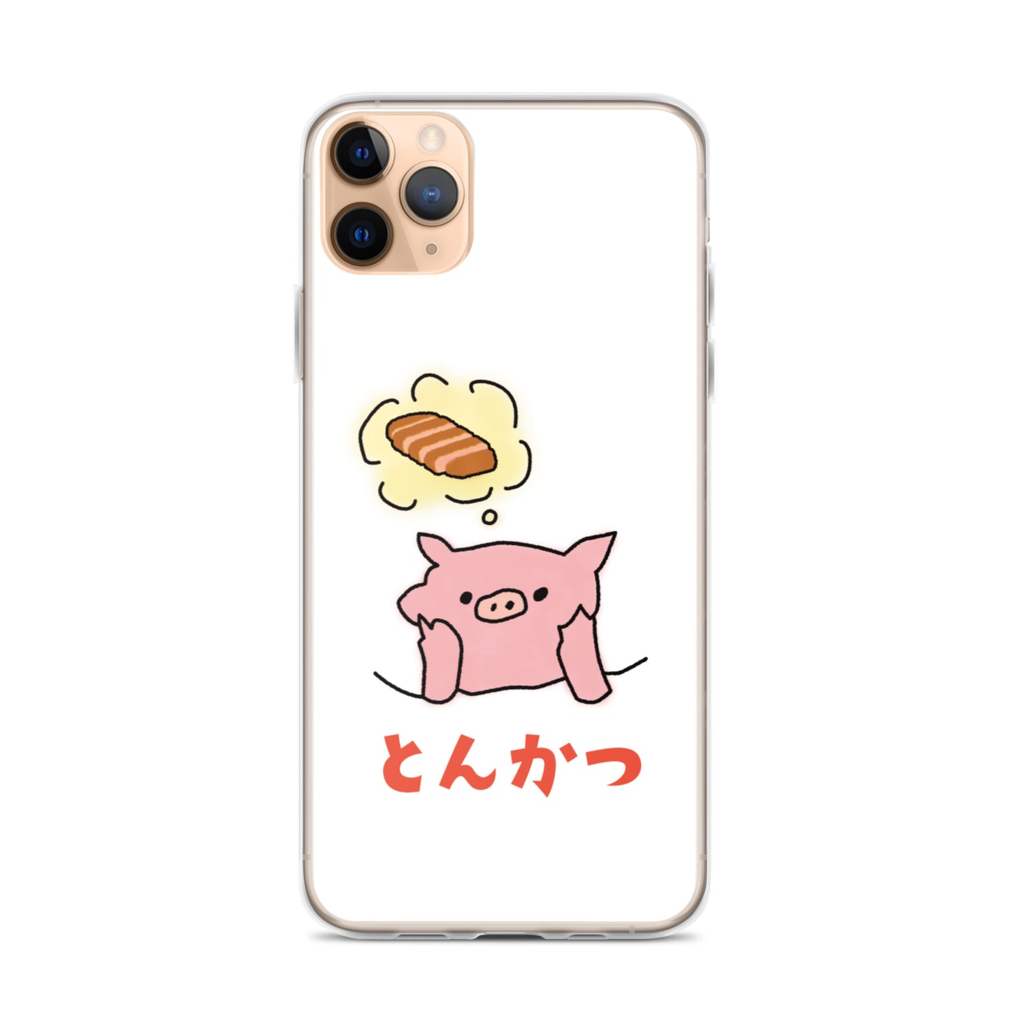 とんかつブタ iPhoneケース