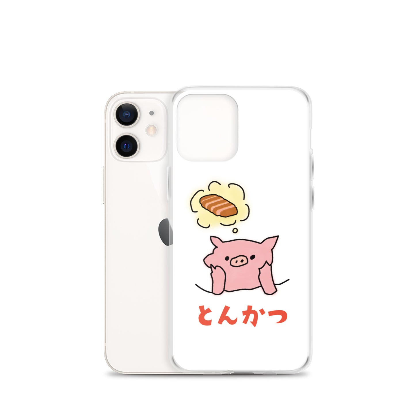 とんかつブタ iPhoneケース