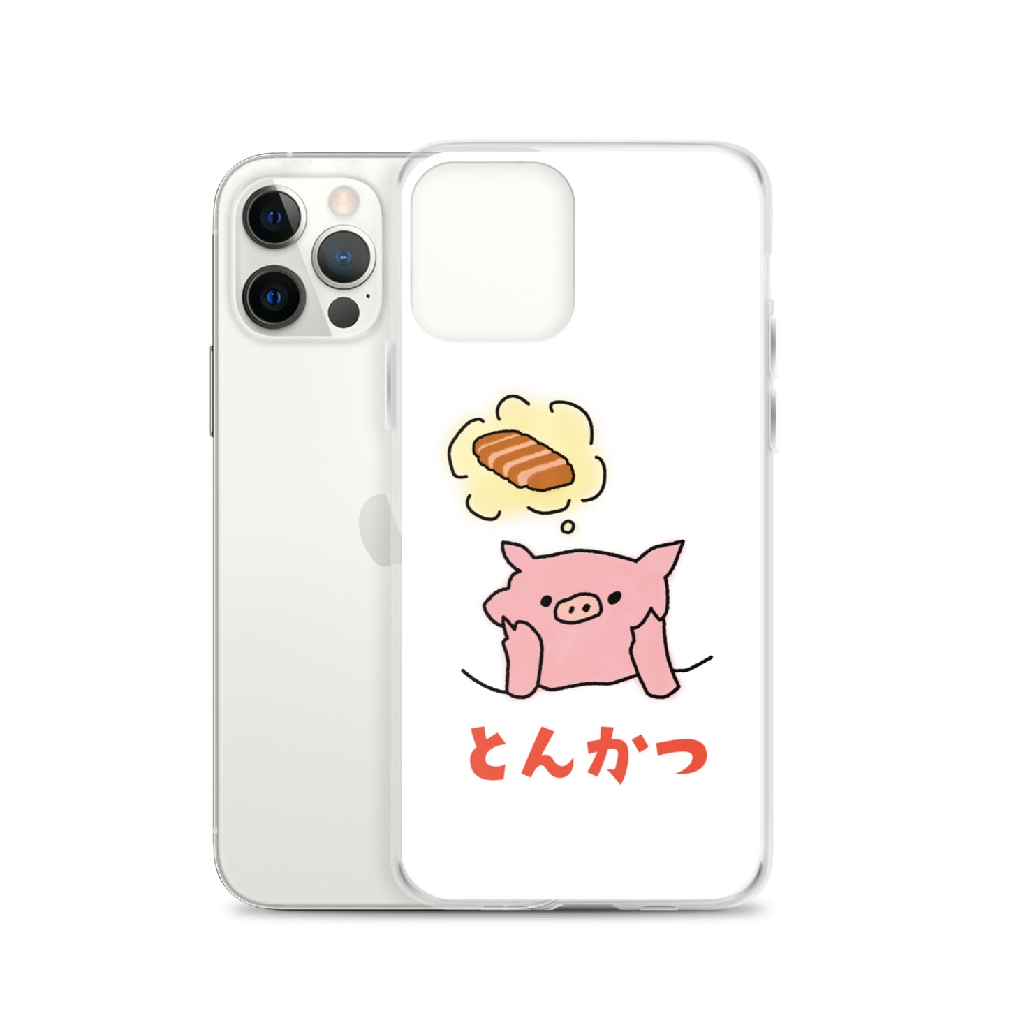 とんかつブタ iPhoneケース