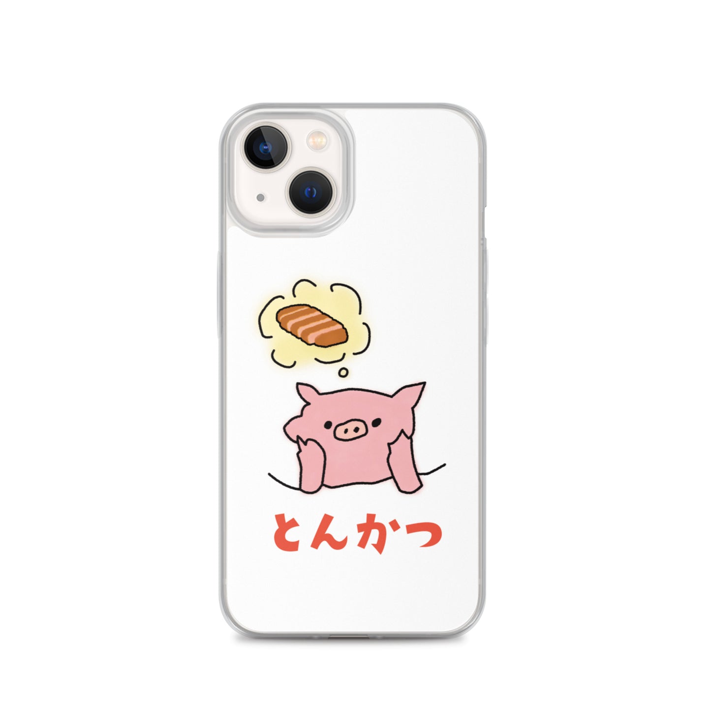 とんかつブタ iPhoneケース