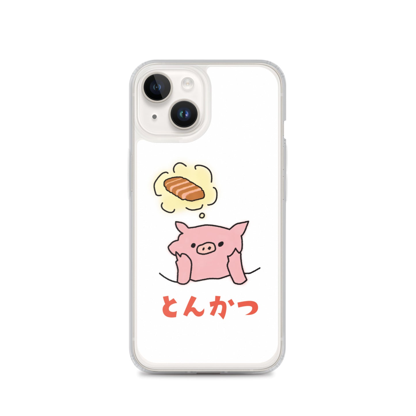 とんかつブタ iPhoneケース