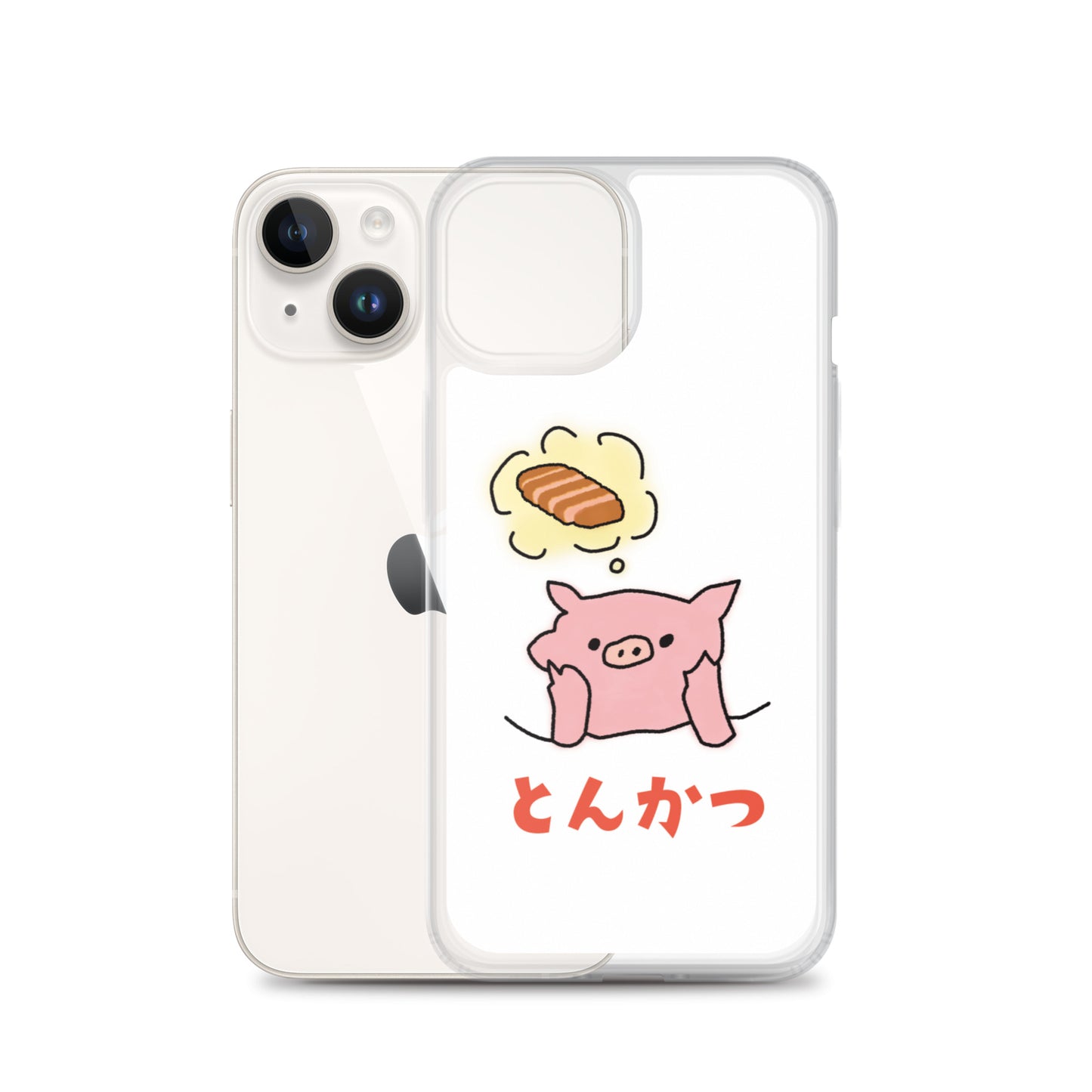 とんかつブタ iPhoneケース