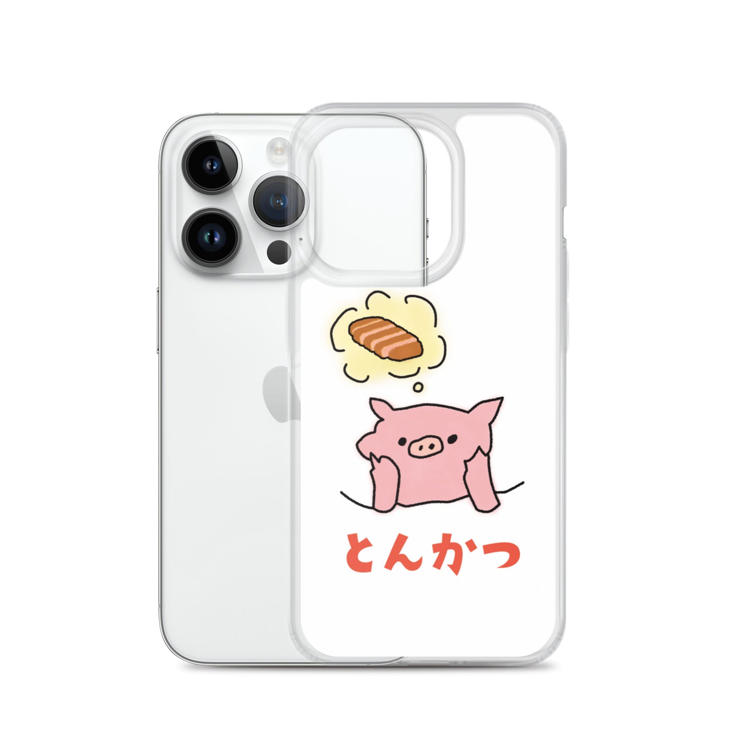 とんかつブタ iPhoneケース