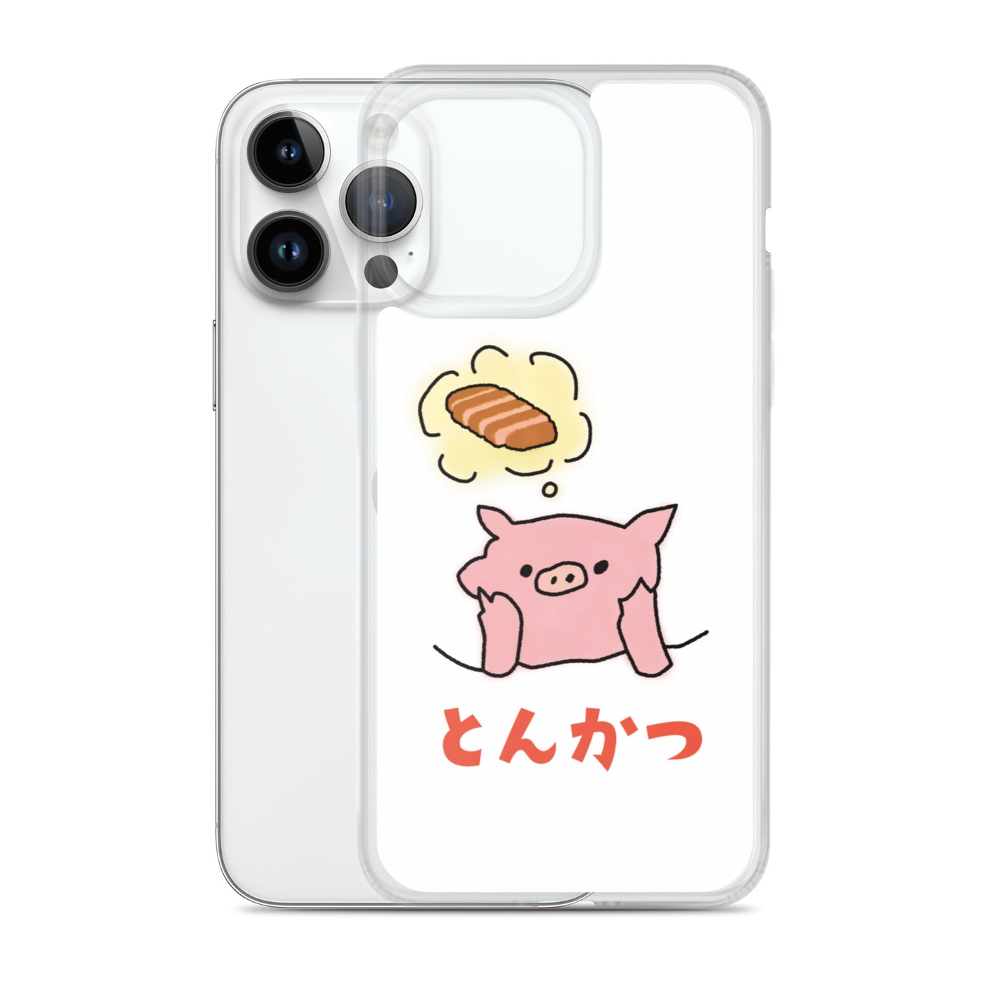 とんかつブタ iPhoneケース