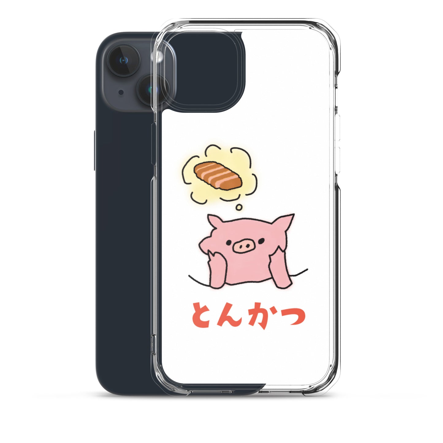 とんかつブタ iPhoneケース