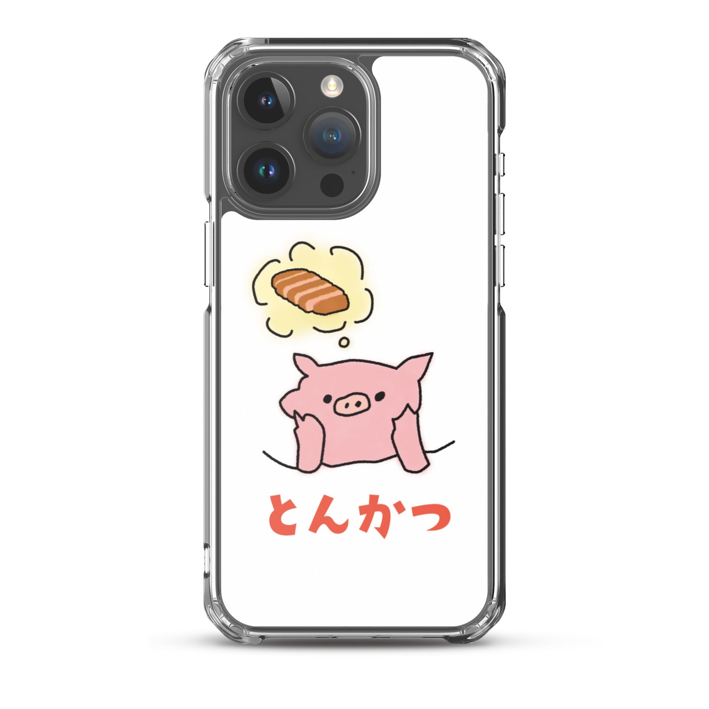 とんかつブタ iPhoneケース