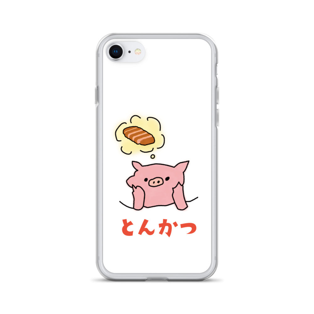 とんかつブタ iPhoneケース